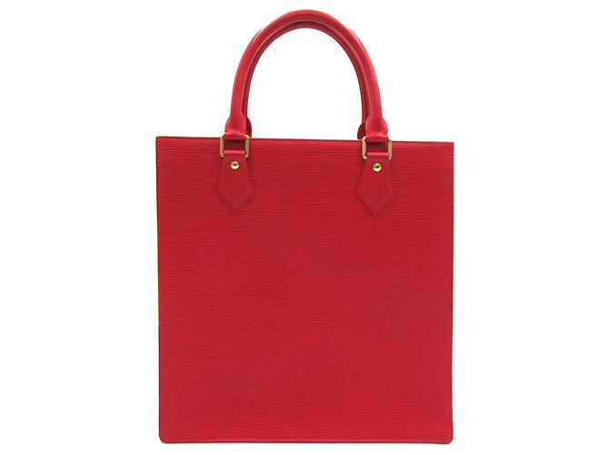 Sac Plat PM Epi Rouge Louis Vuitton