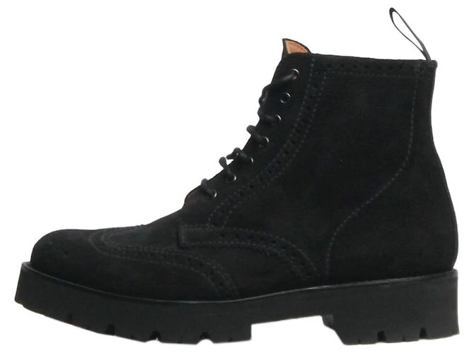 Jimmy Choo Stivaletti in suede nero - taglia EU 38,5