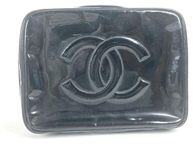 Chanel CC Coco Mark Handtasche Vanity Bag Schwarz