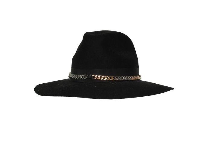 Zadig & Voltaire, Amelia chain hat in black