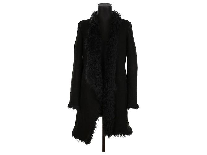 Météo Fur coat Black