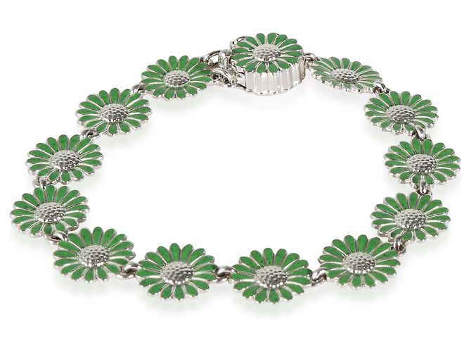 Pulseira de esmalte Daisy da Georg Jensen em prata esterlina