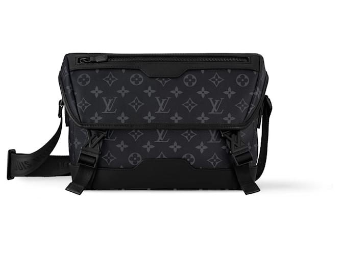 Louis Vuitton LV Messenger Voyager PM Black Cloth  ref.1618027