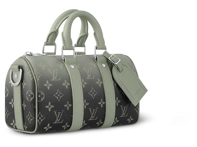 Abbesses Louis Vuitton LV Keepall 25 dégradé vert