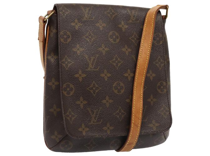 LOUIS VUITTON Monogram Musette Salsa Bolsa de Ombro Curta M51258 LV Auth ar12501 Monograma
