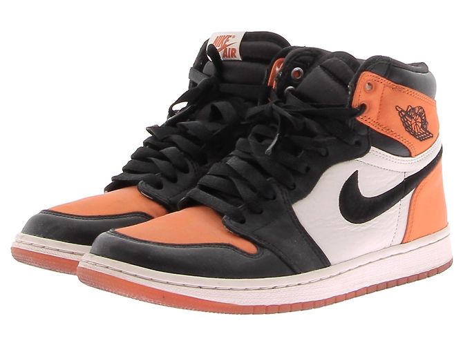 Nike Baskets JORDAN T.EU 38 Cuir Orange
