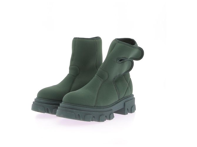 Autre Marque Botas Gia Borghini T.EU 38 Tecido Caqui