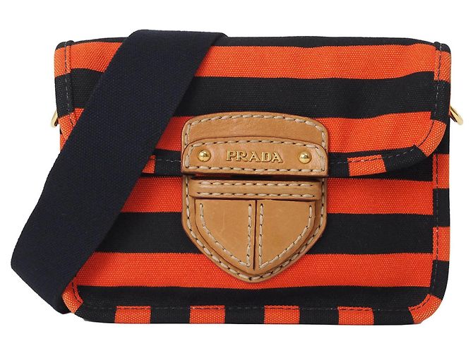Prada Canvas Shoulder Bag BT0785