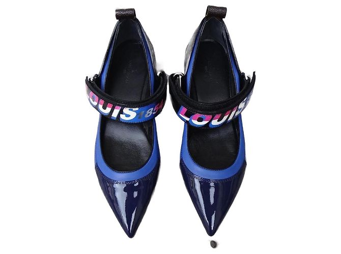 Bailarinas Louis Vuitton de cuero y charol 36 FR Multicolor