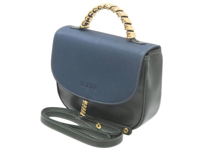 Loewe Velazquez 2-Way Handbag Blue Green ref.1619242 - Joli Closet