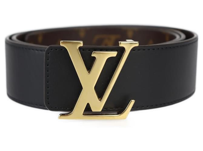 Black And Gold Lv Belt Men Damier Louis Vuitton Mens Belt Louis
