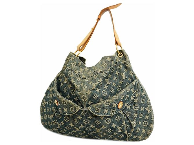 Monogram Denim Schultertasche von Louis Vuitton