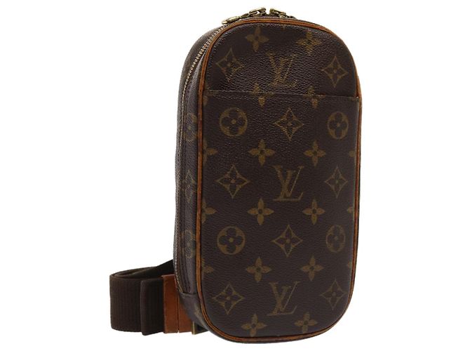 LOUIS VUITTON Monogram Pochette Gange Borsa a Spalla M51870 LV Auth 88005 Monogramma