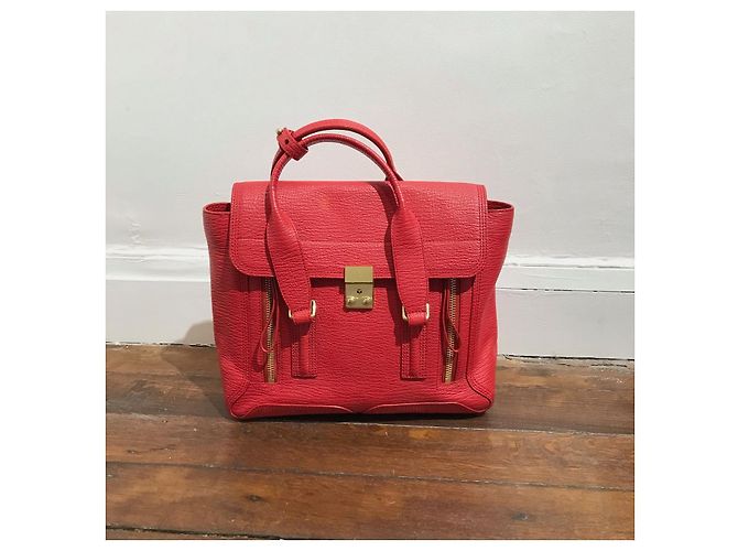 3.1 PHILLIP LIM Borse T. Pelle Rosso