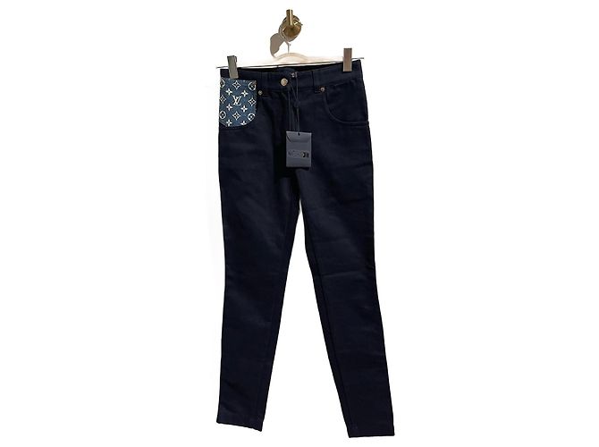 LOUIS VUITTON Jeans T.FR 34 Algodón Azul
