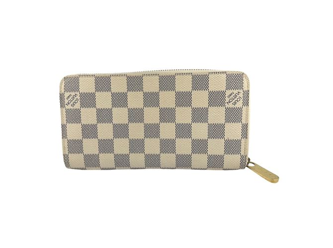 Louis Vuitton Damier Azur Long Wallet White