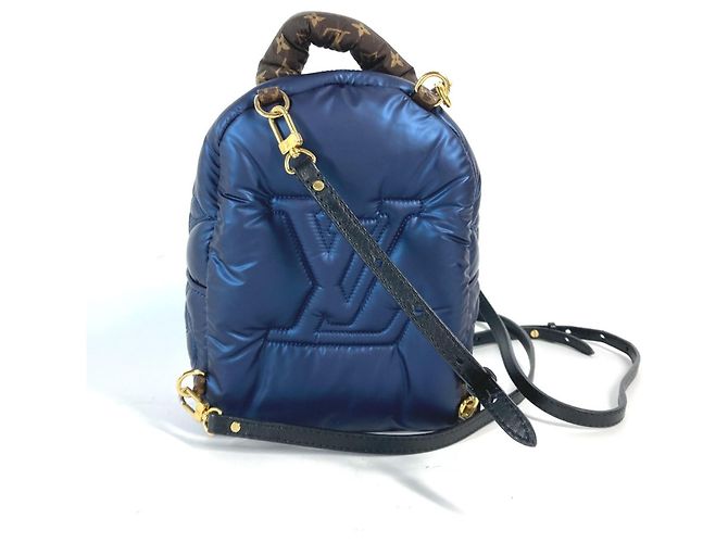 Sac à dos Mini Palm Springs Monogram Louis Vuitton Marron Bleu Marine