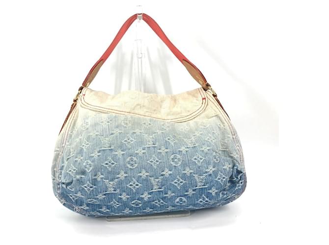 Louis Vuitton Monogram Sunray hot Denim Shoulder Bag