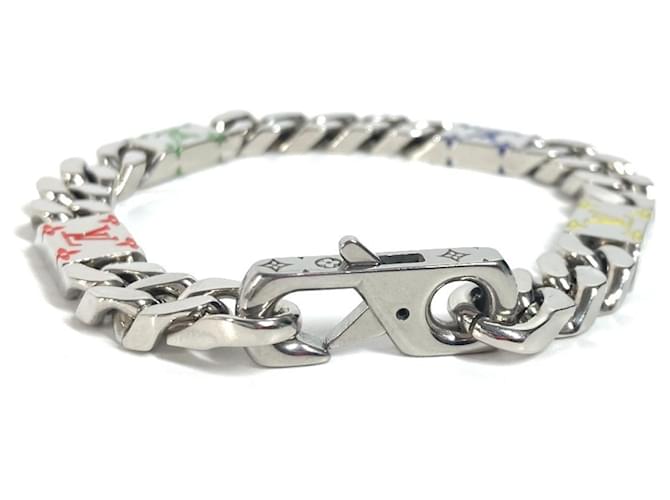 LOUIS VUITTON ルイヴィトンブレスレット・LV M1409L Louis Vuitton M1409L Chain Bracelet Silvery Multiple colors Metal