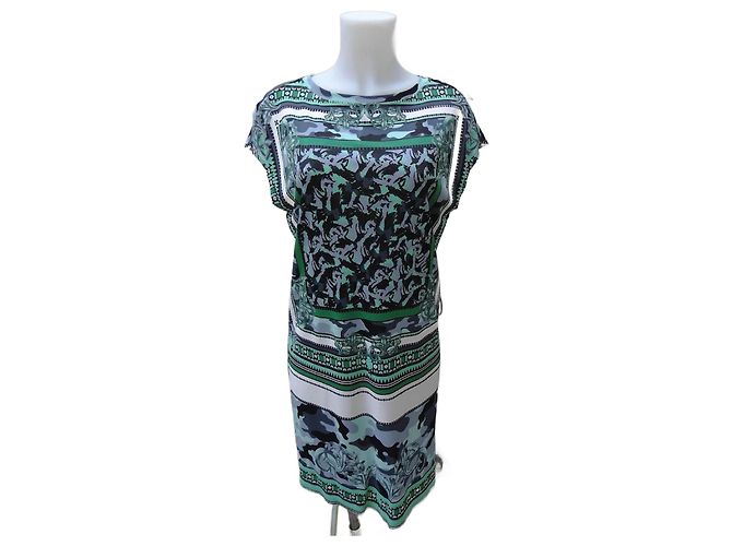 Vestito Versace in viscosa multicolore