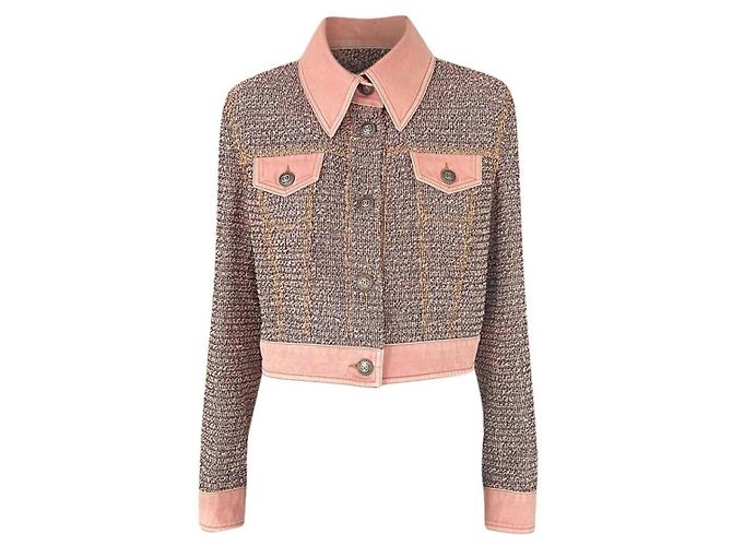 Cambon Chanel 2018 Pink Denim Jacket
