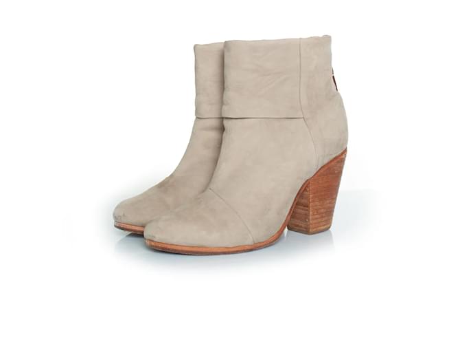 Rag and bone grey suede booties best sale