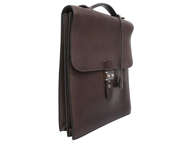Sac à dépêches Pasta Hermès Marrom