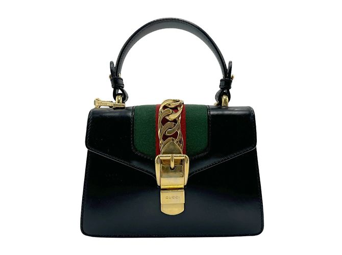 Sac à main en cuir Gucci Sylvie