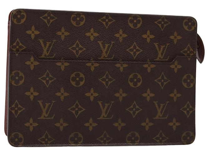 LOUIS VUITTON Monogram Pochette Homme Clutch Bag M51795 LV Auth 88008A Cloth  ref.1625509