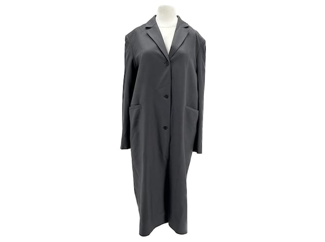 Autre Marque Loulou studio coats T.International S Wool Grey  ref.1626065
