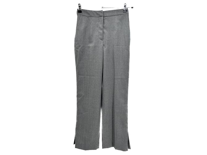 Autre Marque Loulou studio trousers T.International XS Wool Grey  ref.1626068