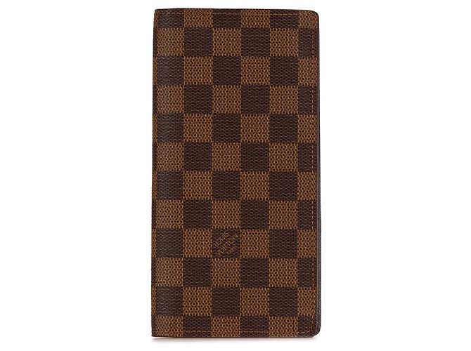 Louis Vuitton Brown Damier Ebene Brazza Wallet