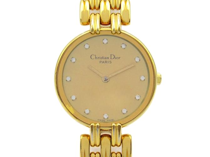 Christian Dior Bagheera 腕時計 ゴールド Christian Dior Bagheera Gold Plated Women's Wristwatch ref.1626807