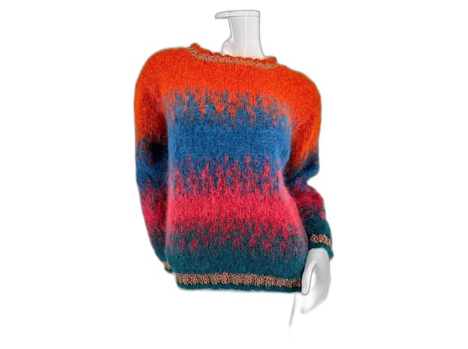 Autre Marque Rose Carmine Pink Blue Multiple colors Golden Orange Mohair  ref.1627047