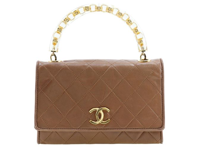 Sac à main Chanel Matelassé Beige