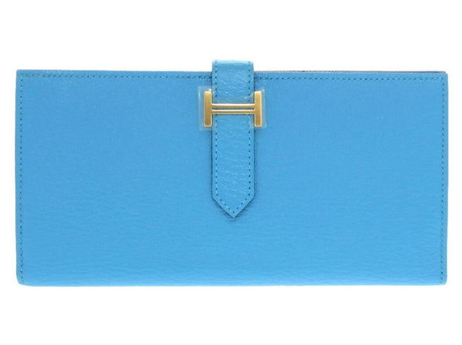 Hermès Béarn Blue