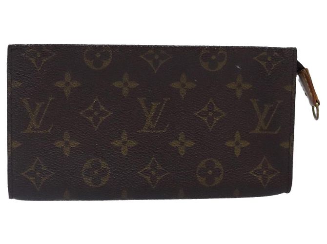 LOUIS VUITTON Monogram Bucket GM Pouch Accessory Pouch LV Auth fm3778
