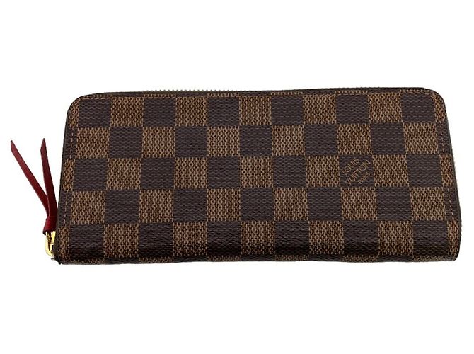 Louis Vuitton Damier Long Wallet Brown