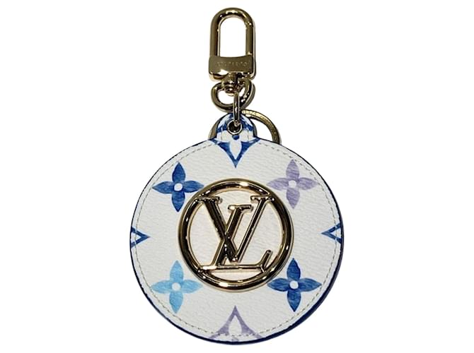 Louis Vuitton Monogram LV By the Pool Bag Charm Pocket Mirror White Blue  ref.1627812