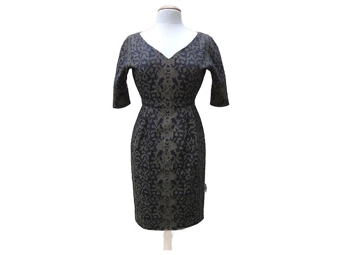 Vestido Gucci de seda y algodón Multicolor