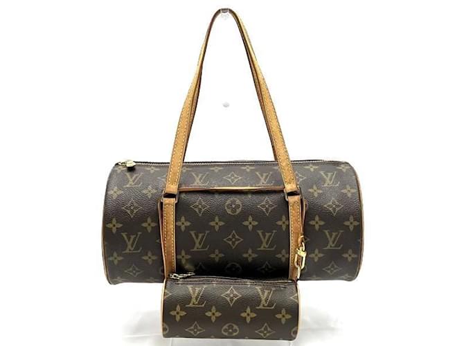 Louis Vuitton Monogram Papillon 30 Handbag Brown Patent leather  ref.1628418