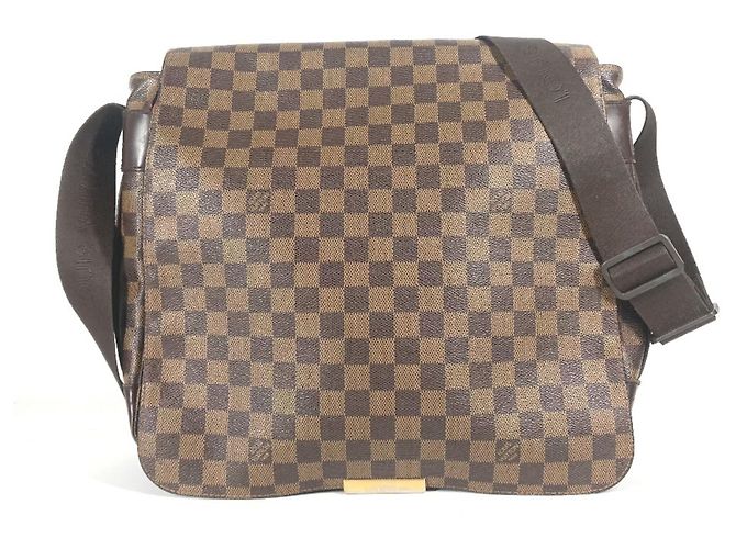 Sac à bandoulière Louis Vuitton Damier Bastille Marron Damier ebène