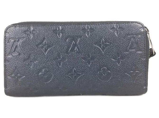 Carteira longa Monogram Empreinte Louis Vuitton Azul