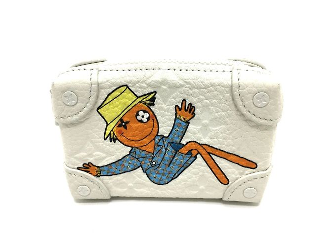 Louis Vuitton Monogram Coin Purse White