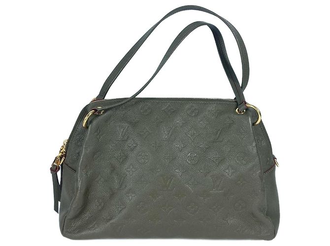 Borsa a Spalla Louis Vuitton Monogram Empreinte Pontu PM Cachi