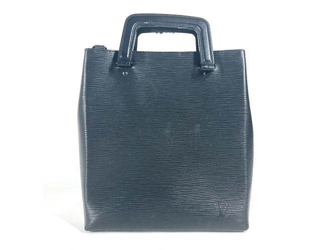 Sac Plat Fold Epi de Louis Vuitton Noir