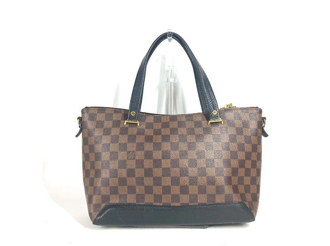 Sac à main Damier Hyde Park de Louis Vuitton Marron Noir Damier ebène