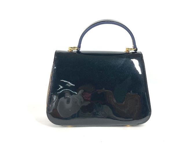 Sac à main Louis Vuitton Monogram Cherrywood PM Marron Noir
