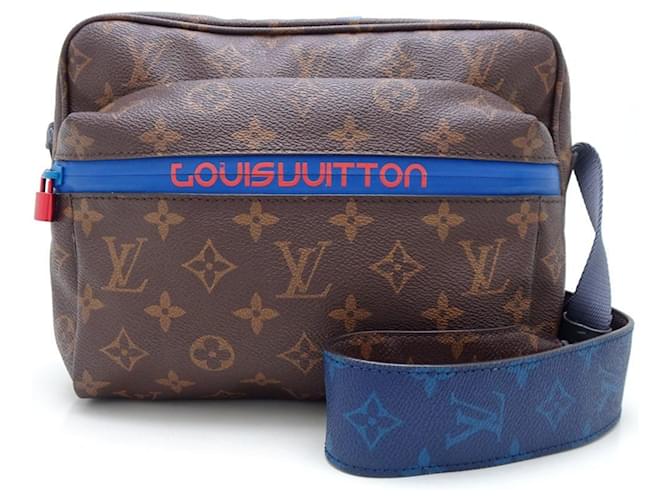 Louis Vuitton Monogram PM M43843 Shoulder Bag Brown Cloth ref