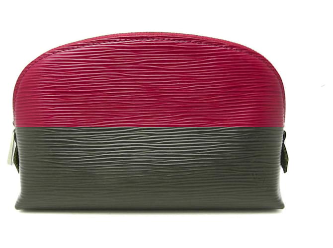 Louis Vuitton Epi Pochette Cosmetic M40641 Fuschia Leather  ref.1630023